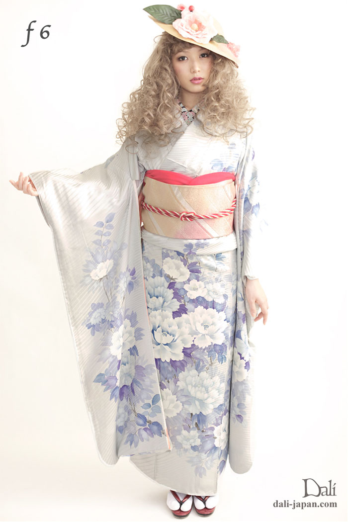100777:光宗薫 ロング ウイッグL ヴィンテージヘッドドレス 髪飾り 振袖 成人式 シチュエーション アンティーク着物 