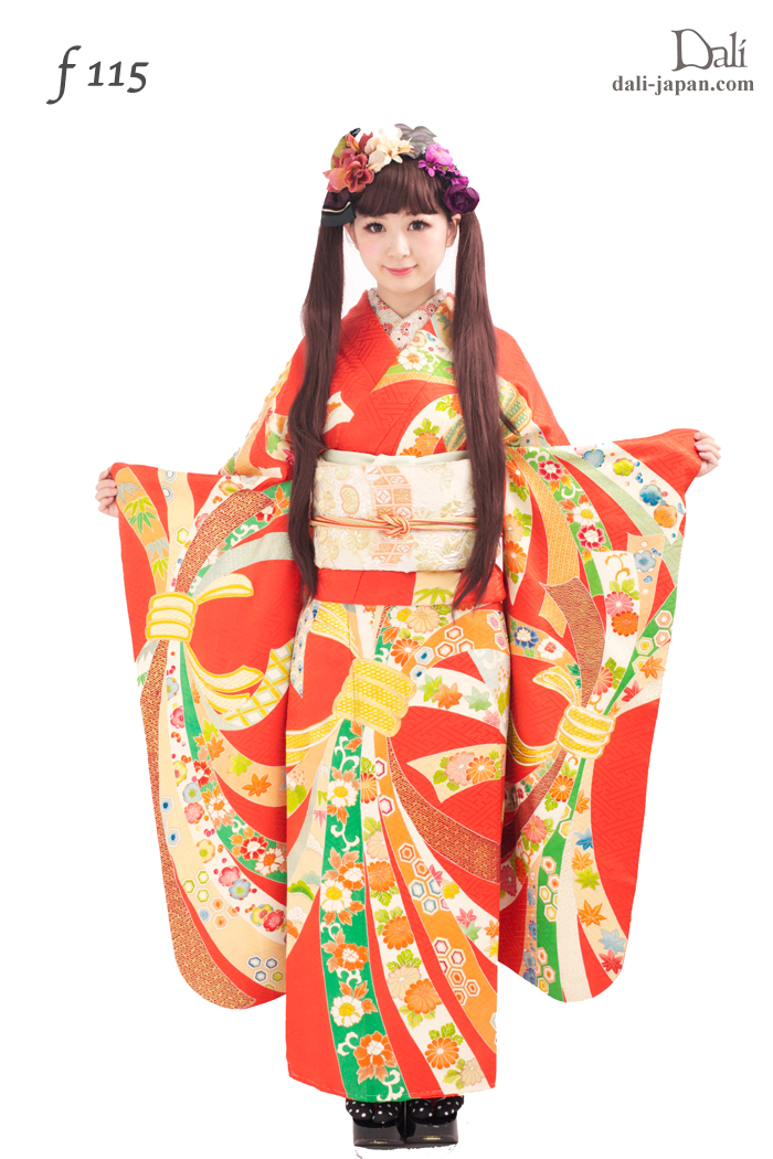 100891:ミミちゃん　ロング　ウイッグL　ツインテール　髪飾り　振袖　成人式　 by Dali photo theater